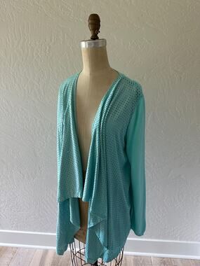THE LIMITED | Women's Open Front Cut Out Drape Cardigan NEW Medium Sweater Mod